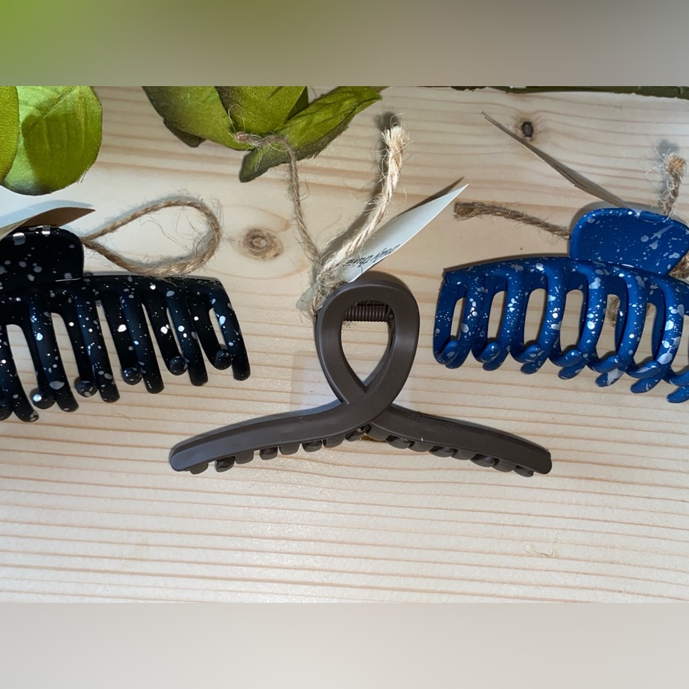 Chunky Hair Clip Set